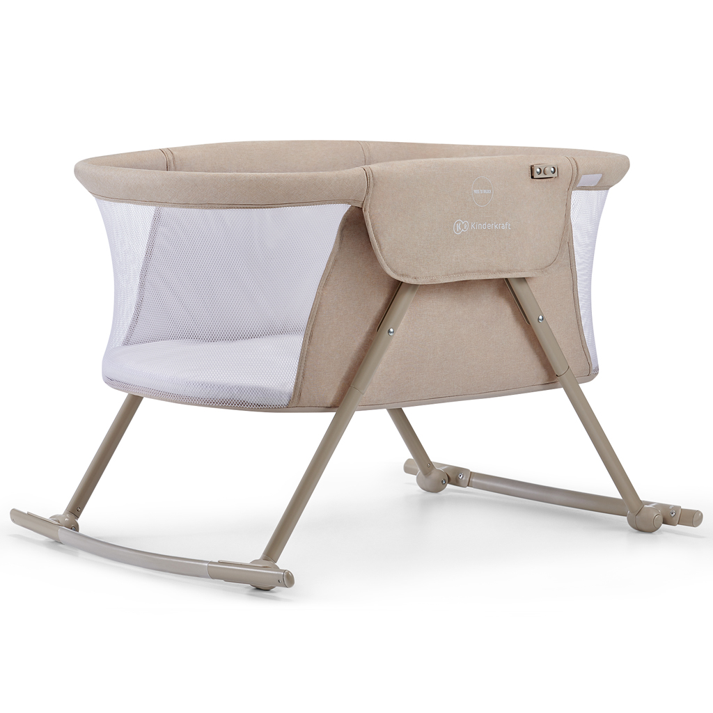 KINDERKRAFT Postýlka dětská 3v1 Lovi Beige