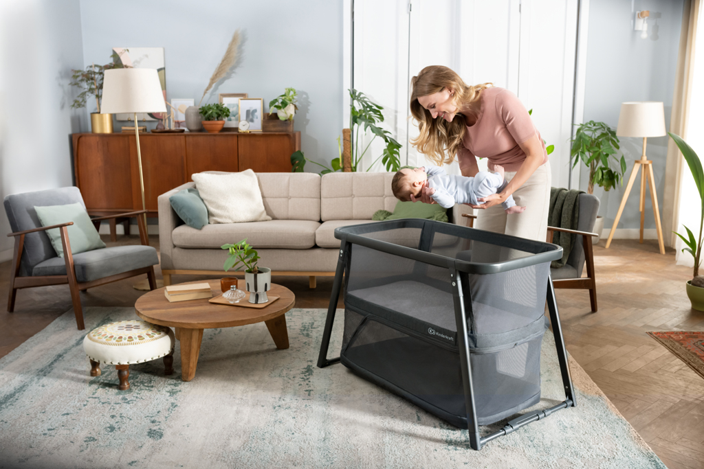 KINDERKRAFT Postýlka cestovní Sofi plus Grey