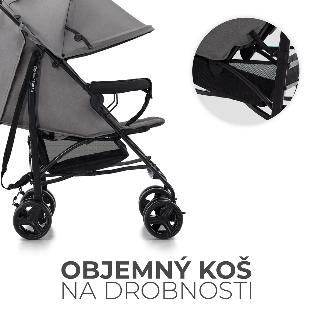 KINDERKRAFT Kočárek golfový Tik Stone grey