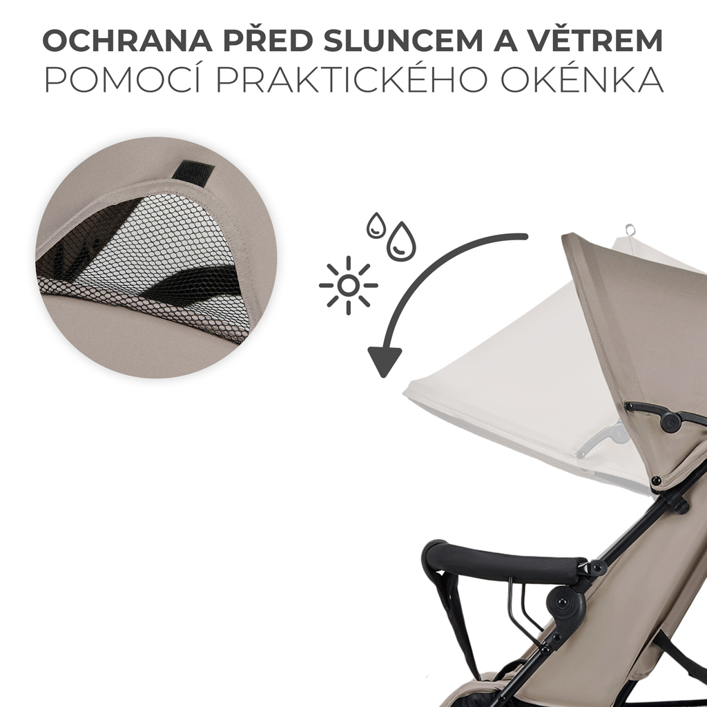 KINDERKRAFT Kočárek golfový Tik Beige