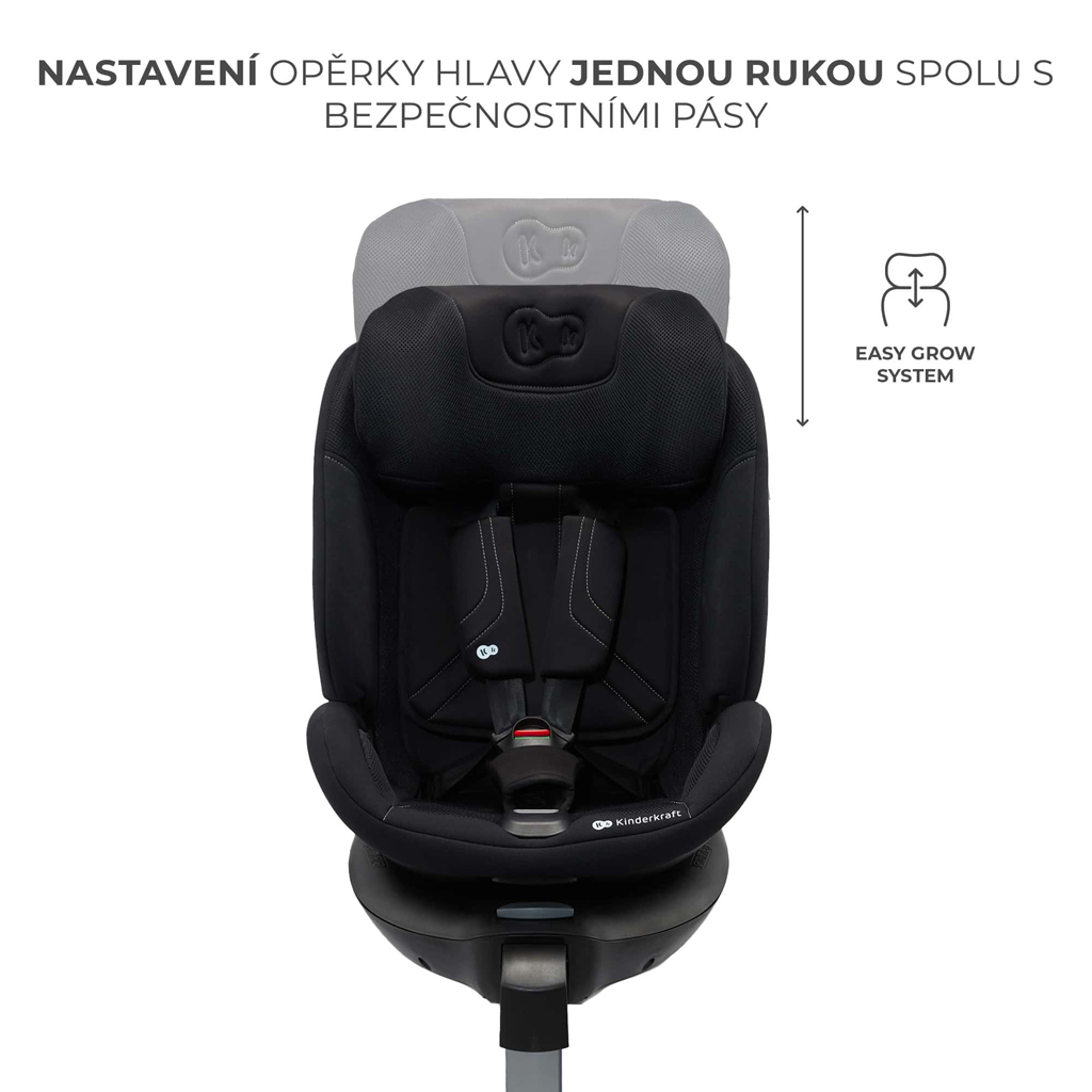KINDERKRAFT Autosedačka Xrider 2 i-size 40-150 cm Black