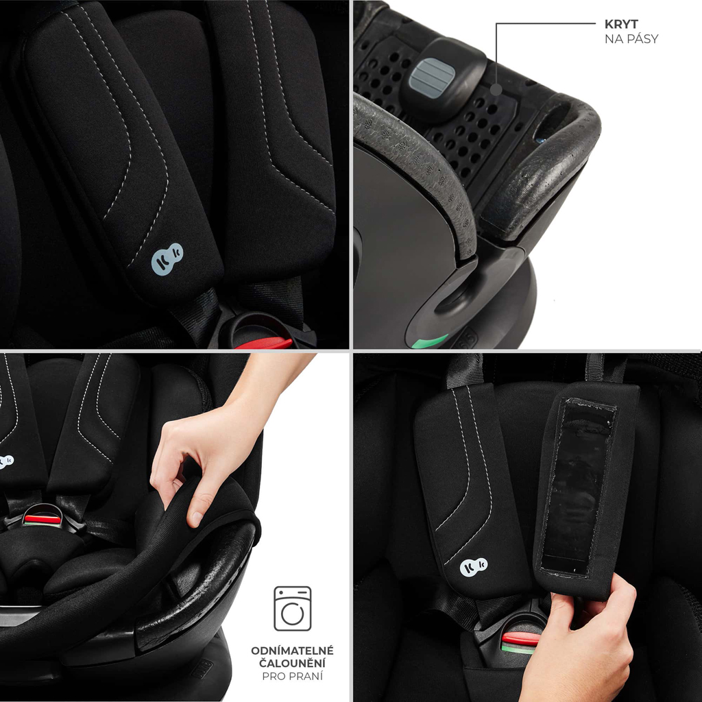 KINDERKRAFT Autosedačka Xrider 2 i-size 40-150 cm Black