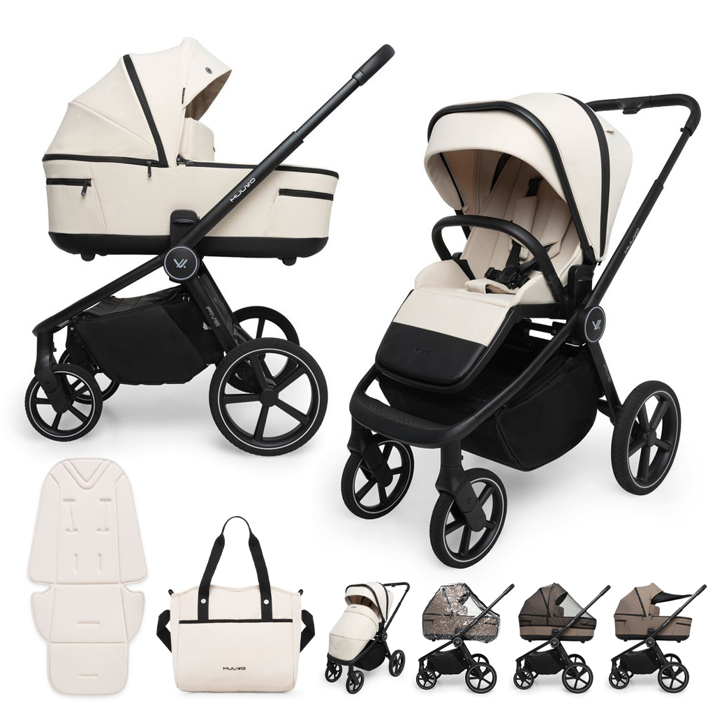 MUUVO Kočárek kombinovaný Five 2v1 Desert Sand