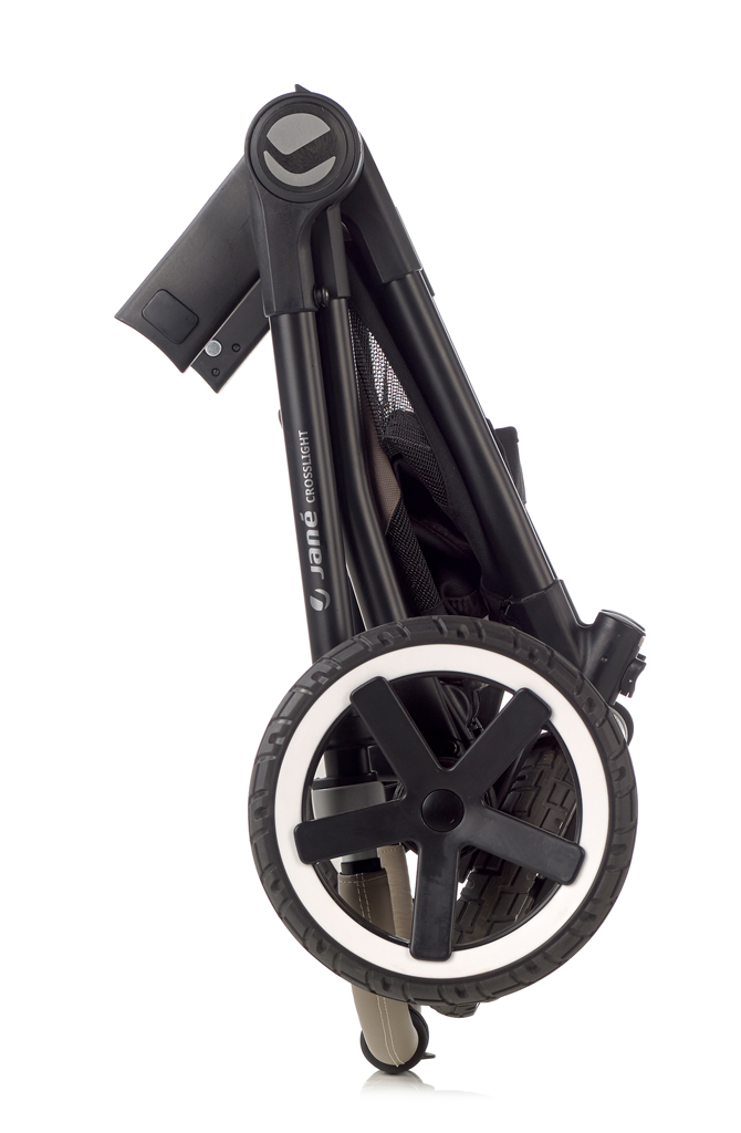 JANÉ Kočárek kombinovaný Crosslight + korba Micro Pro + autosedačka Koos i-size Cold Black