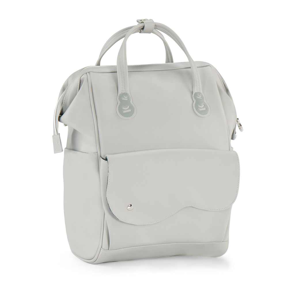 KINDERKRAFT SELECT Taška/batoh přebalovací Treasurpack Grey Nature Vibes, Premium