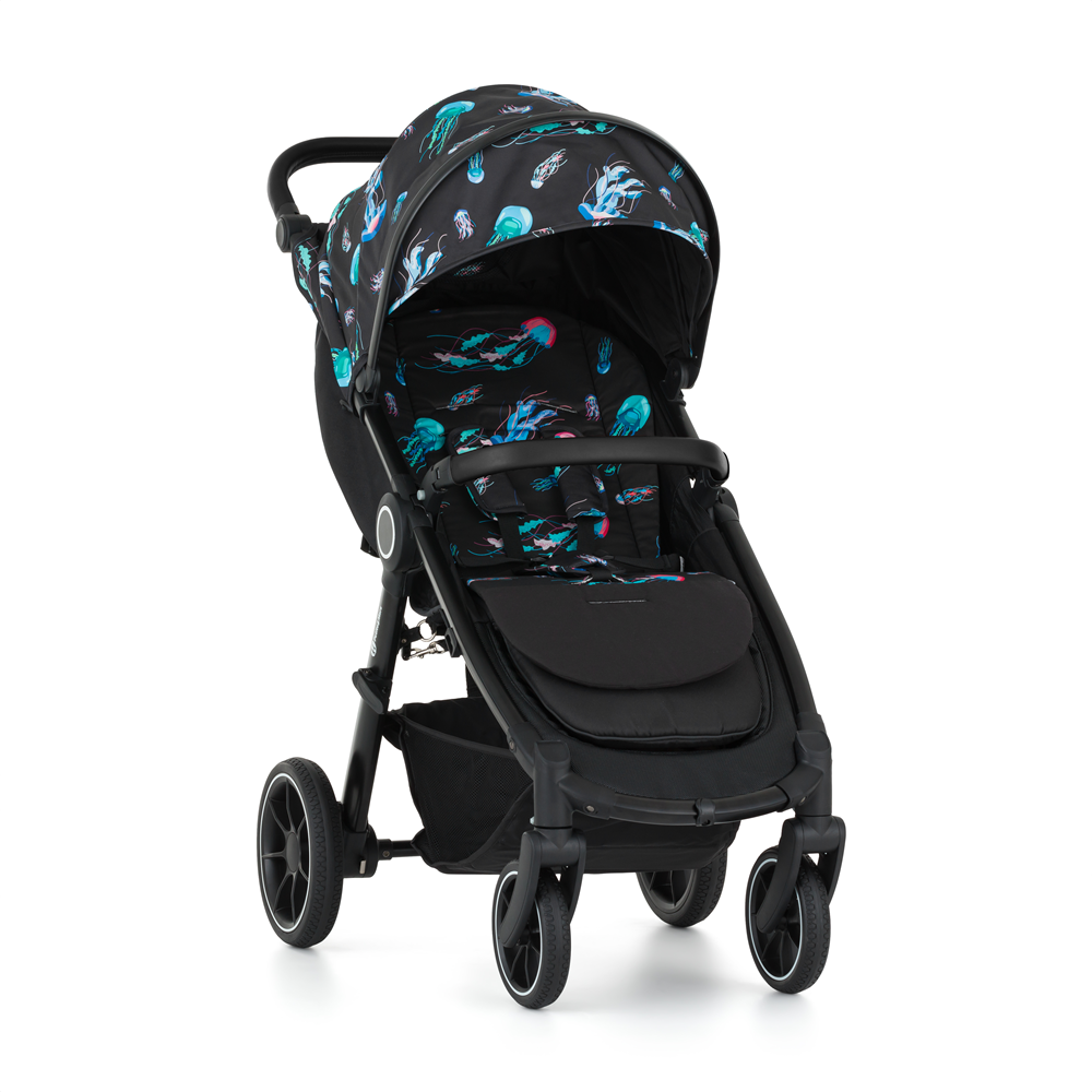 PETITE&amp;MARS Kočárek sportovní Street2 RWS Black Limited 100 Jellyfish Complete