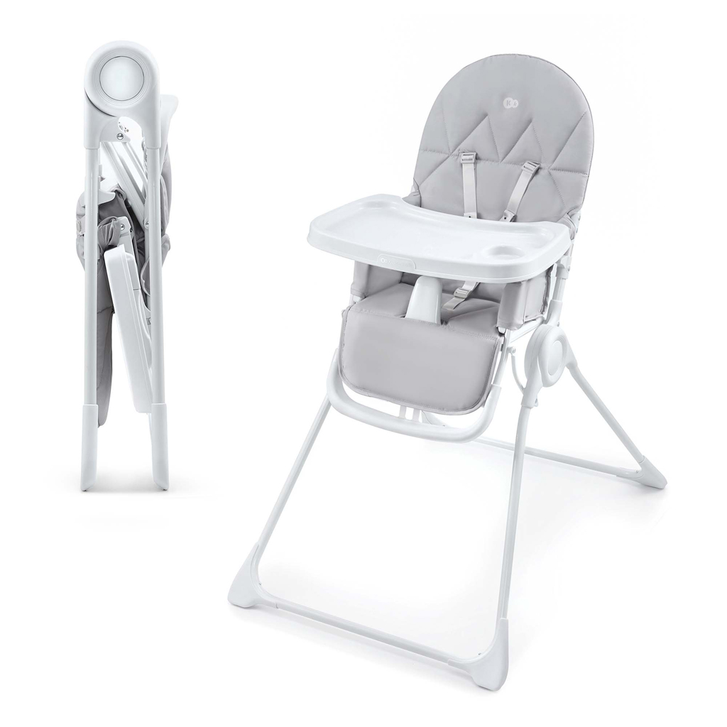 KINDERKRAFT Židlička jídelní Binci Light Grey