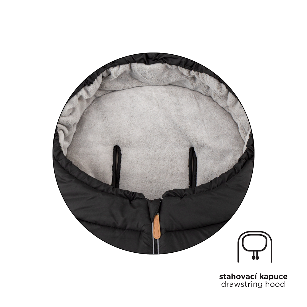 PETITE&amp;MARS Set zimný fusak Jibot 3v1 + rukavice na kočík Jasie Juicy Green Horizontal 