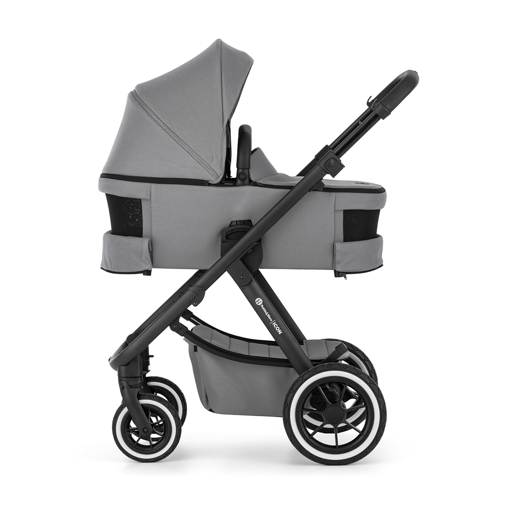 PETITE&amp;MARS SET Kočík 4v1 ICON Dove Grey XXL AIR + CBX By CYBEX Aton B2 i-Size