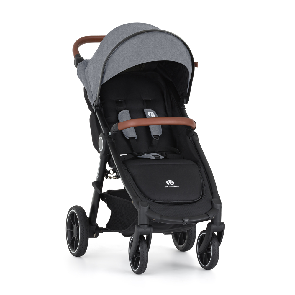 PETITE&amp;MARS Kočík športový Street2 RWS Oak Ultimate Grey  + PETITE&amp;MARS fusak Jibot ZADARMO