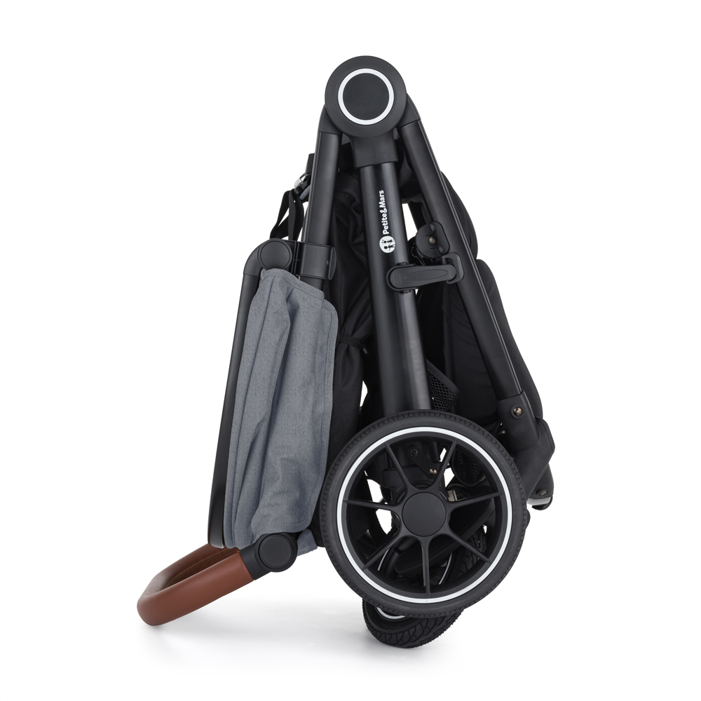 PETITE&amp;MARS Kočík športový Street2 RWS Oak Ultimate Grey  + PETITE&amp;MARS fusak Jibot ZADARMO