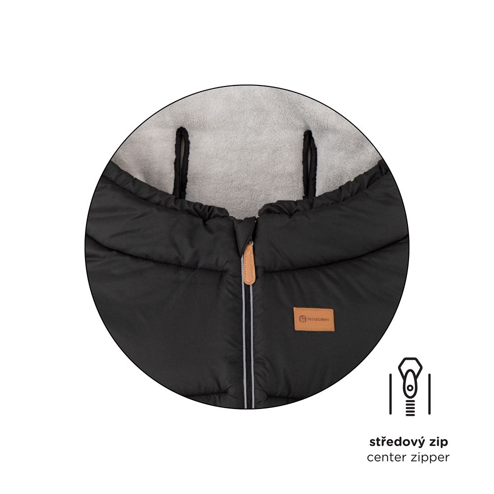 PETITE&amp;MARS Kočík športový Street2 RWS Oak Ultimate Grey  + PETITE&amp;MARS fusak Jibot ZADARMO