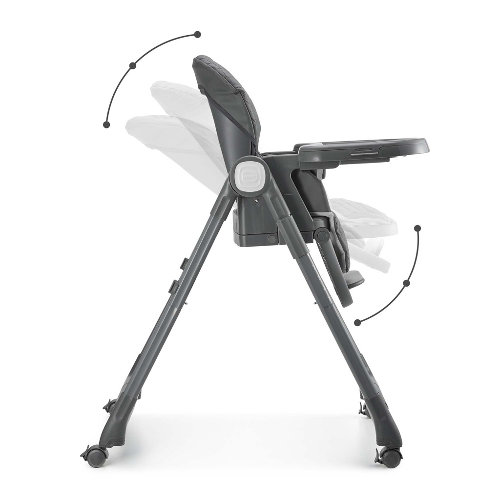 KINDERKRAFT Židlička jídelní Tulo Grey