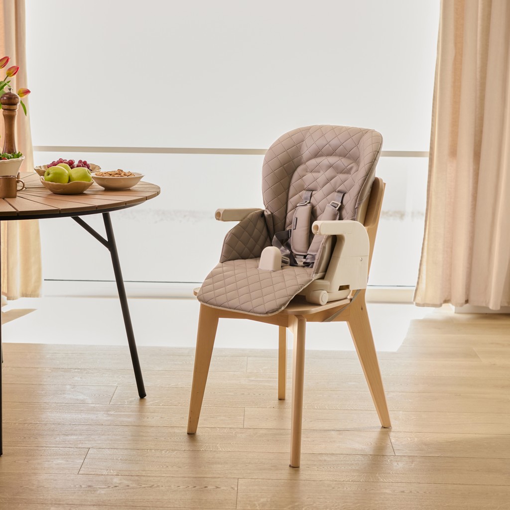 KINDERKRAFT Židlička jídelní Tulo Grey