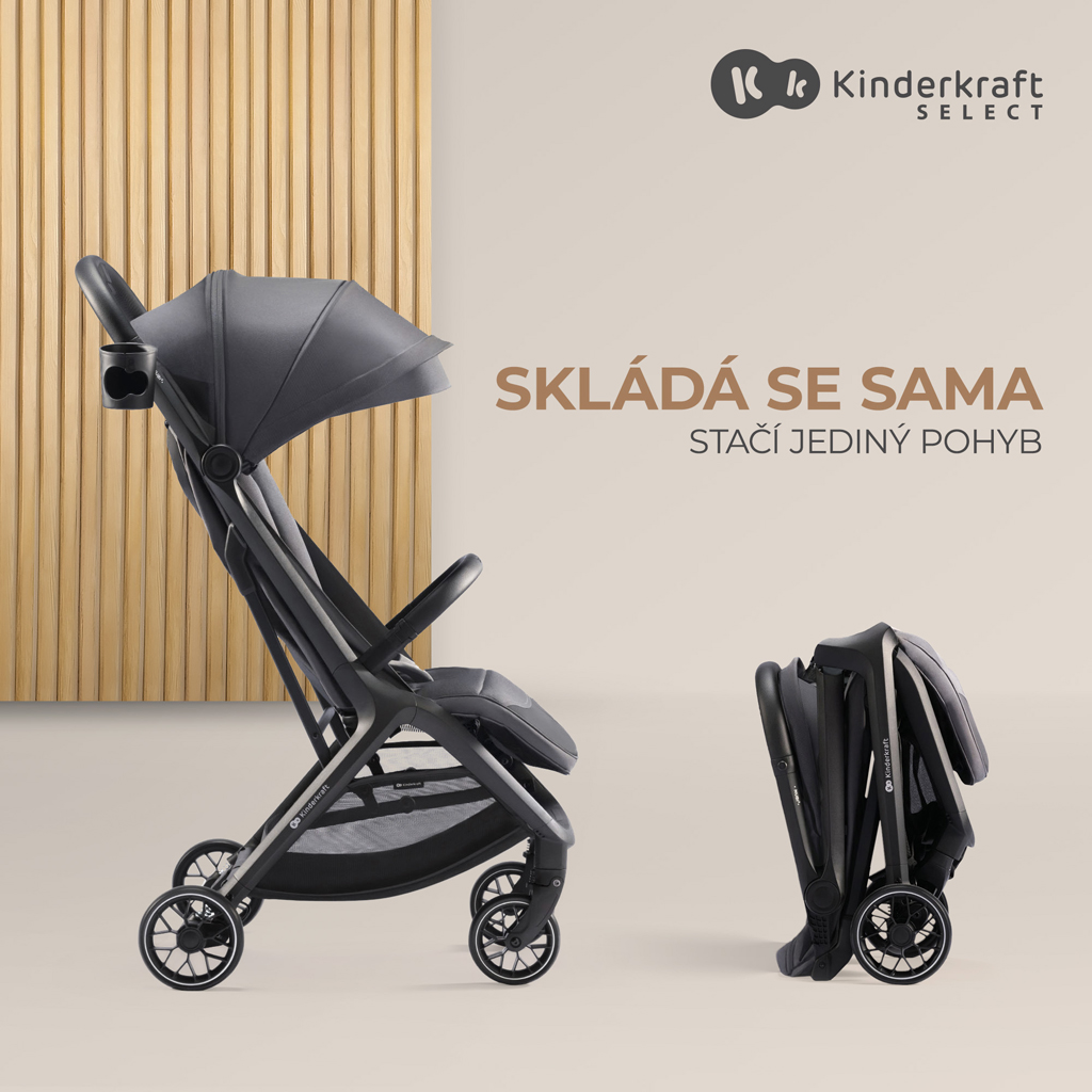 KINDERKRAFT SELECT Kočárek sportovní Nubi 2 Mistic Green