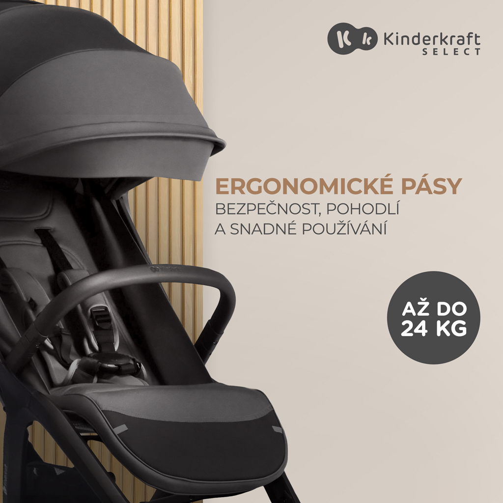 KINDERKRAFT SELECT Kočárek sportovní Nubi 2 Mistic Green