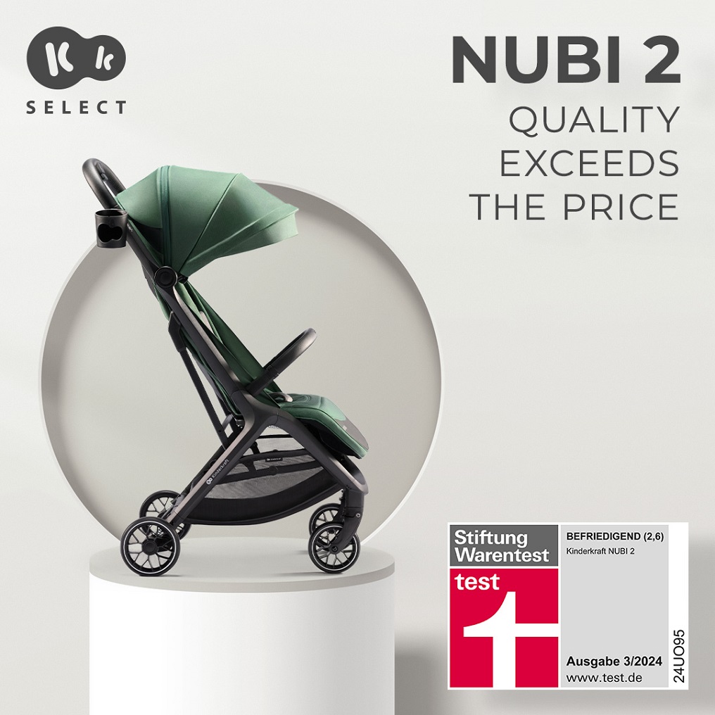 KINDERKRAFT SELECT Kočárek sportovní Nubi 2 Mistic Green