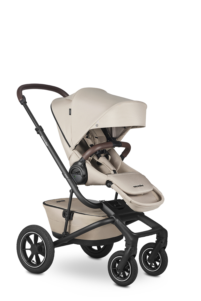 EASYWALKER Kočárek kombinovaný Jimmey Explore Pearl Taupe AIR + CYBEX Aton B2 i-Size + základna