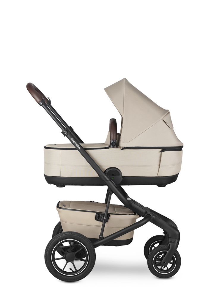 EASYWALKER Kočárek kombinovaný Jimmey Explore Pearl Taupe AIR + CYBEX Aton B2 i-Size + základna