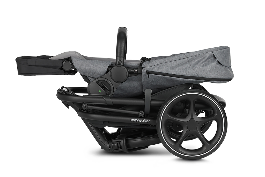 EASYWALKER Set XXL kočárek Harvey3 Fossil Grey + KIDDY Evoluna i-size 2