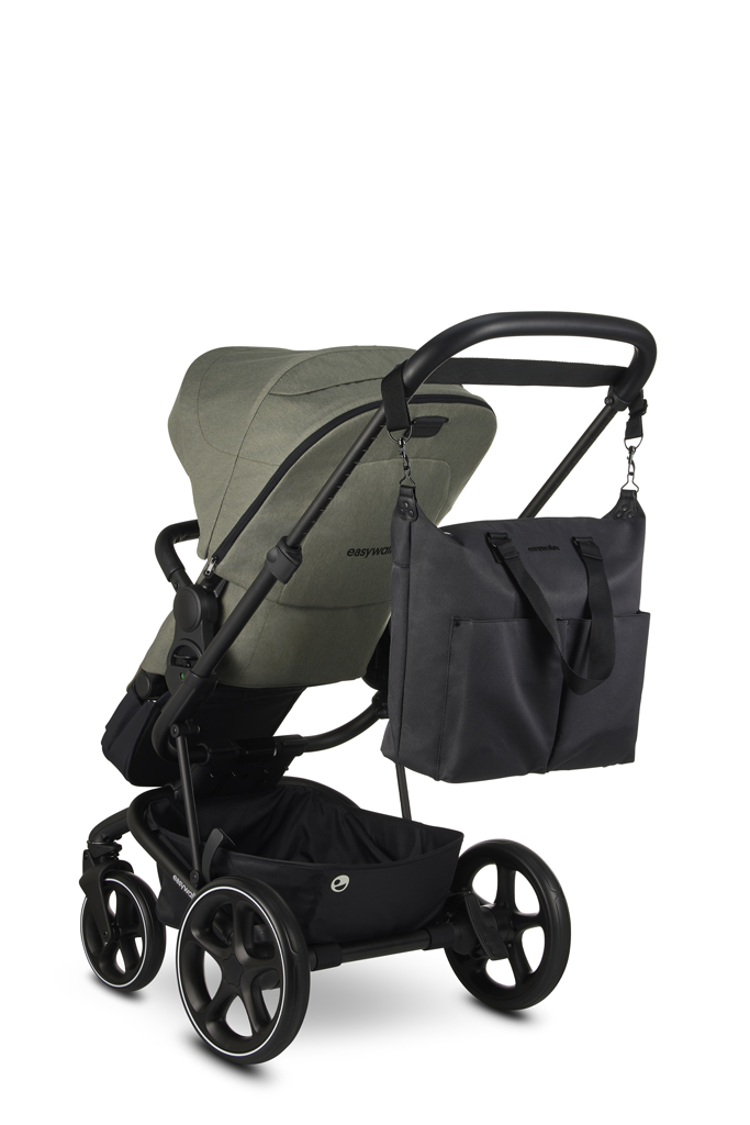 EASYWALKER Set XXL kočárek Harvey3 Fossil Grey + KIDDY Evoluna i-size 2