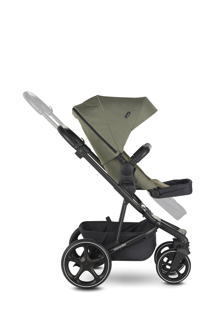 EASYWALKER Set XXL kočárek Harvey3 Fossil Grey + KIDDY Evoluna i-size 2