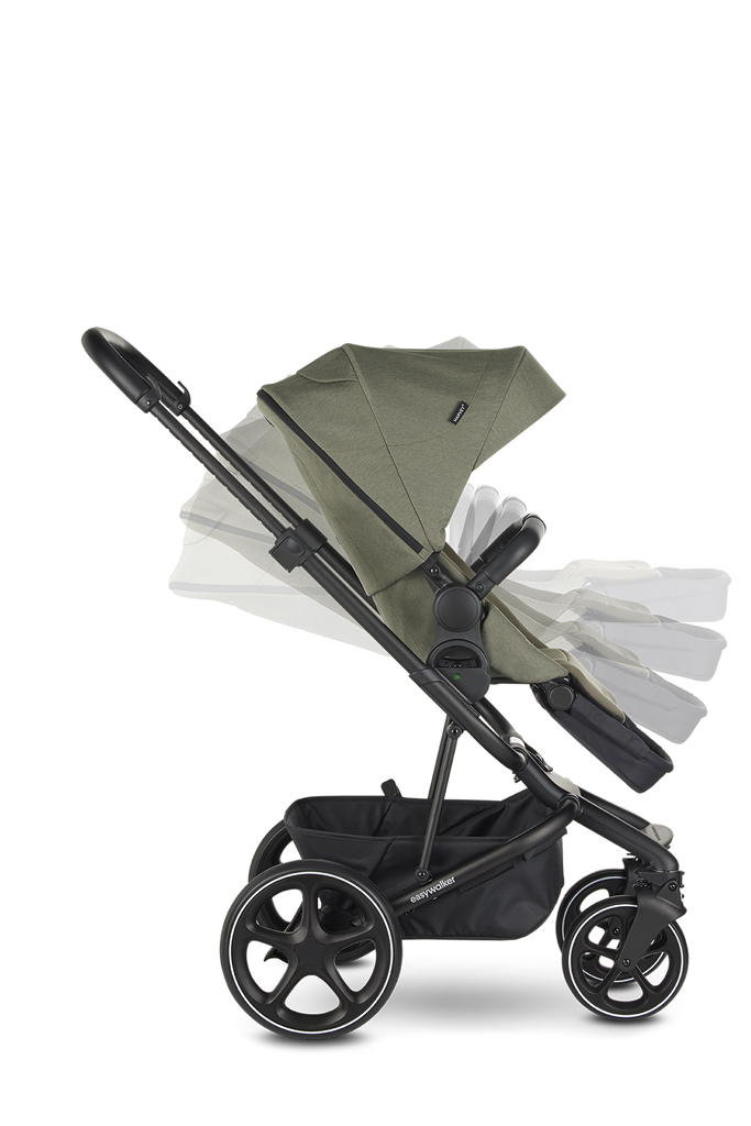 EASYWALKER Set XXL kočárek Harvey3 Fossil Grey + KIDDY Evoluna i-size 2