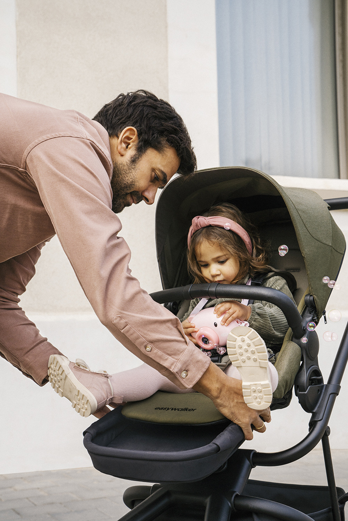 EASYWALKER Set XXL kočárek Harvey3 Fossil Grey + KIDDY Evoluna i-size 2