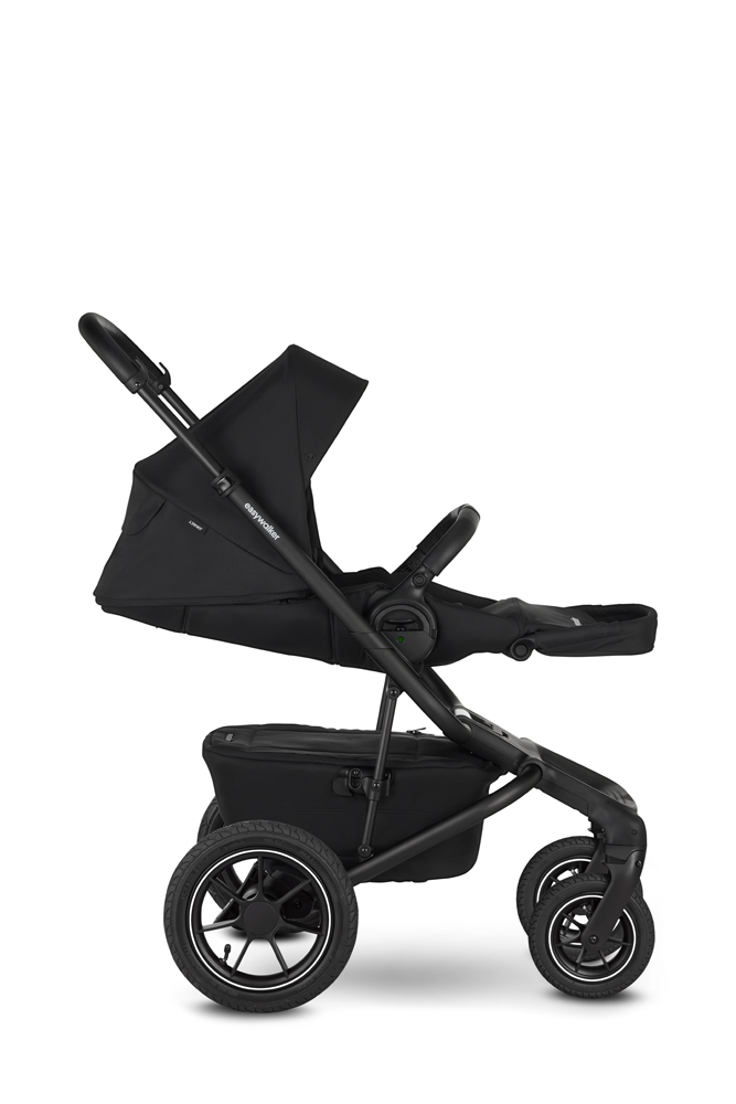 EASYWALKER Set XXL kočárek Jimmey Air Pepper Black + KIDDY Evoluna i-size 2