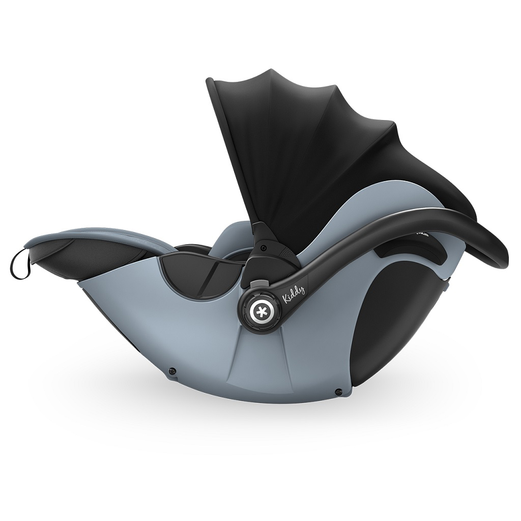 EASYWALKER Set XXL kočárek Jimmey Air Pepper Black + KIDDY Evoluna i-size 2