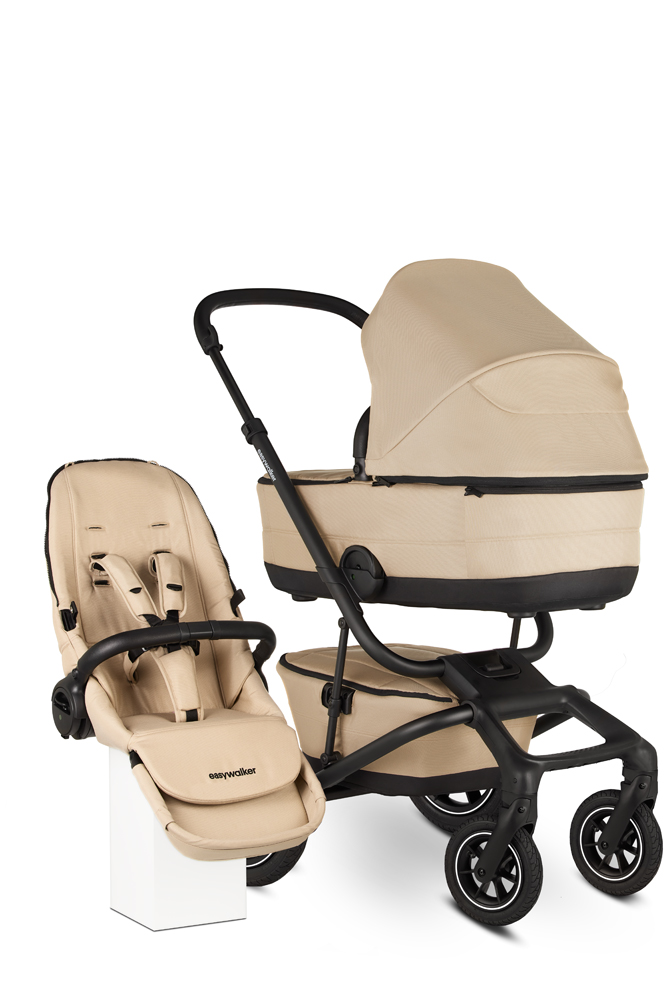 EASYWALKER Set XXL kočárek Jimmey Air Sand Taupe + KIDDY Evoluna i-size 2