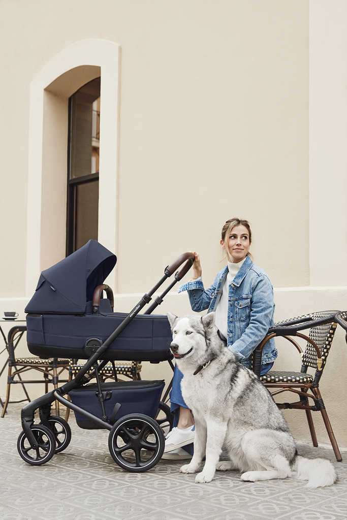 EASYWALKER SET XXL kočárek Jimmey Indigo Blue + KIDDY Evoluna i-size 2