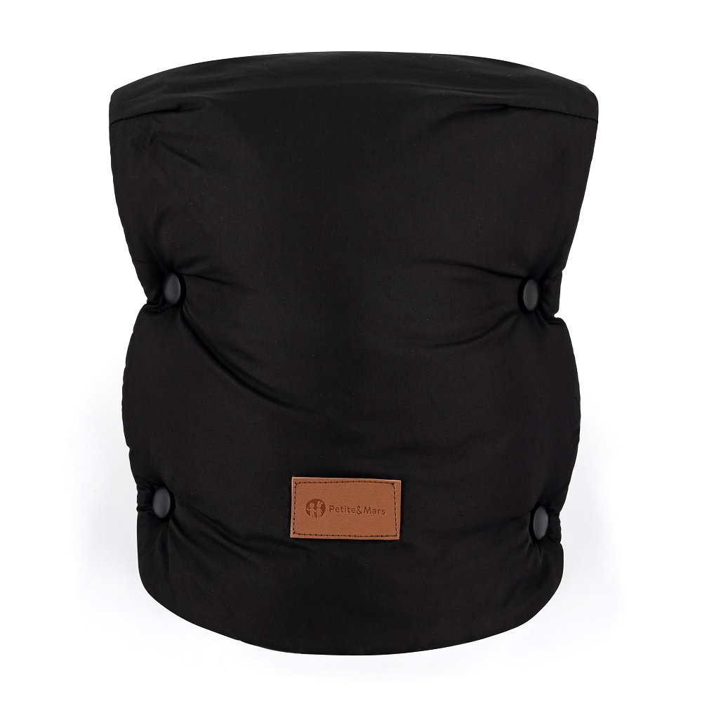 PETITE&amp;MARS Fusak 4v1 Comfy Forever Black + rukávník Jasie Ink Black