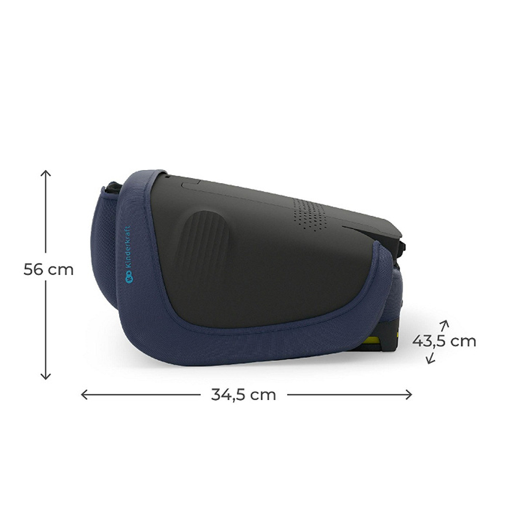 KINDERKRAFT Autosedačka skládací Unity 2 I-Size (100-150 cm) Navy