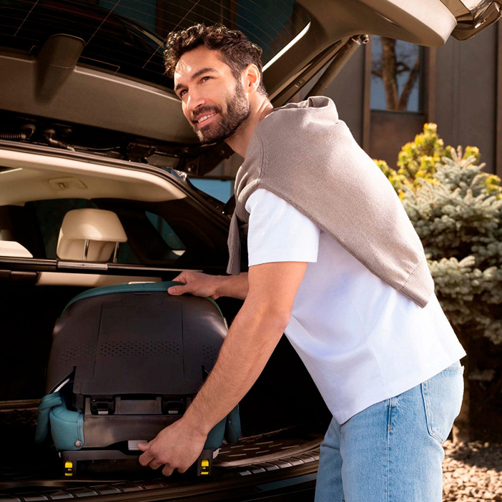 KINDERKRAFT Autosedačka skládací Unity 2 I-Size (100-150 cm) Navy