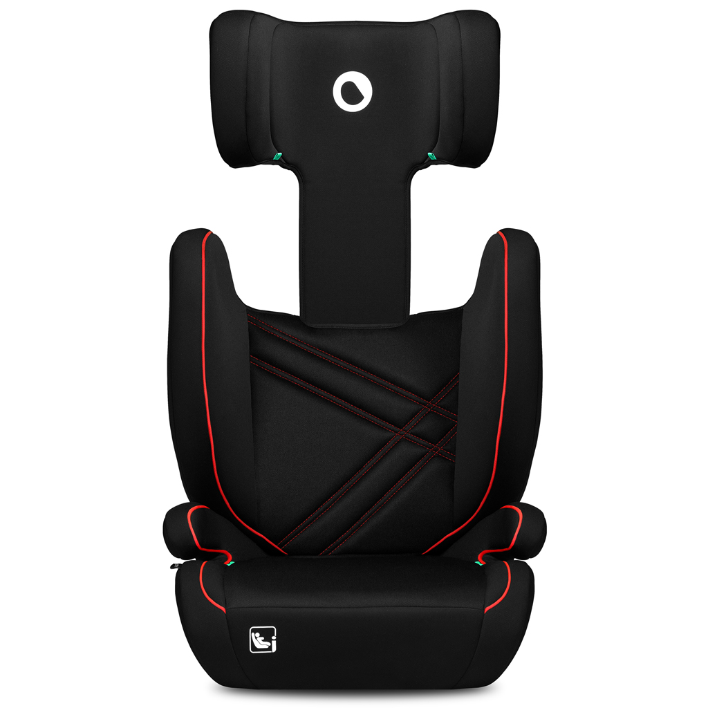 LIONELO Autosedačka Hugo i-Size (100-150 cm) Sporty Black Red