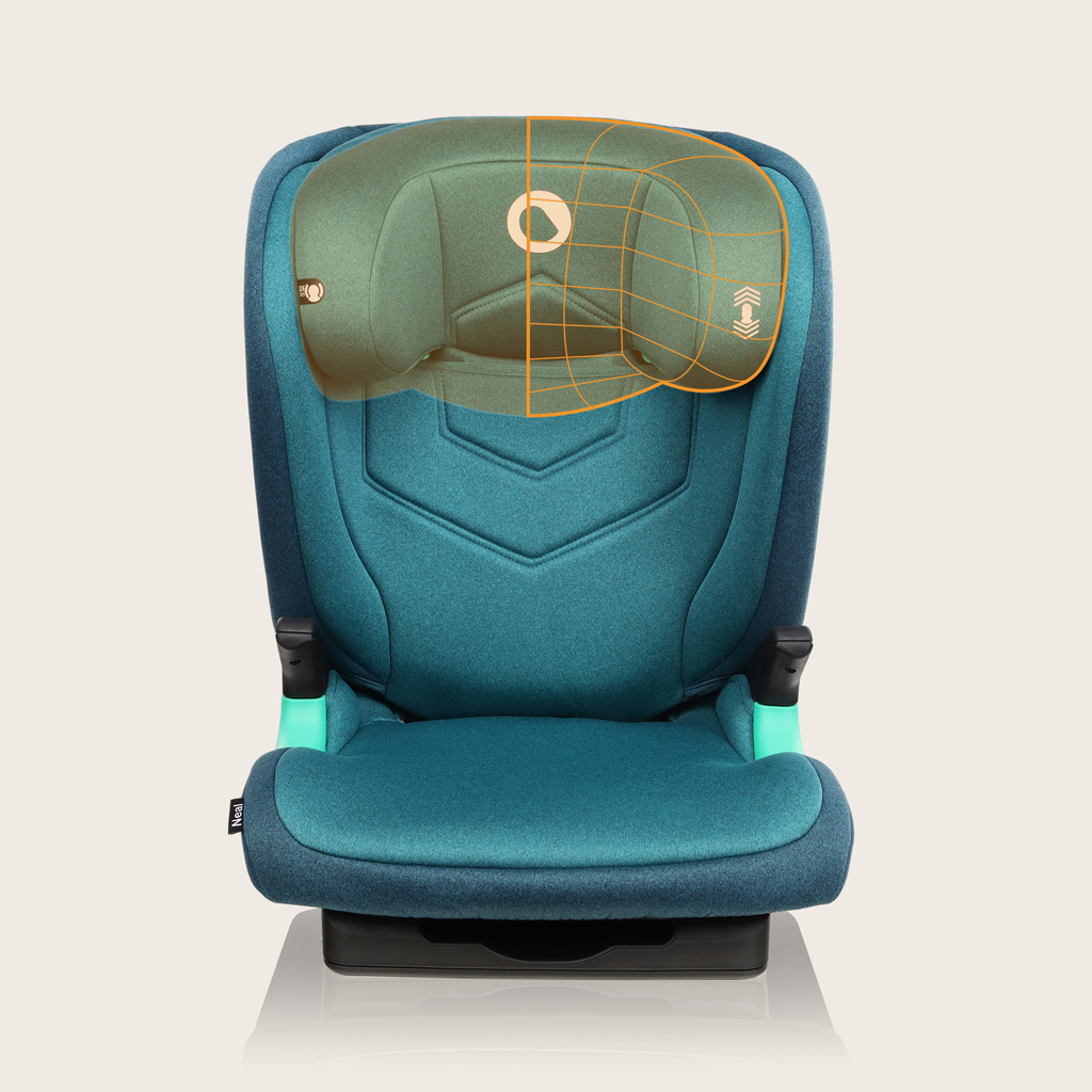 LIONELO Autosedačka Neal i-Size (100-150 cm) Green Turquoise