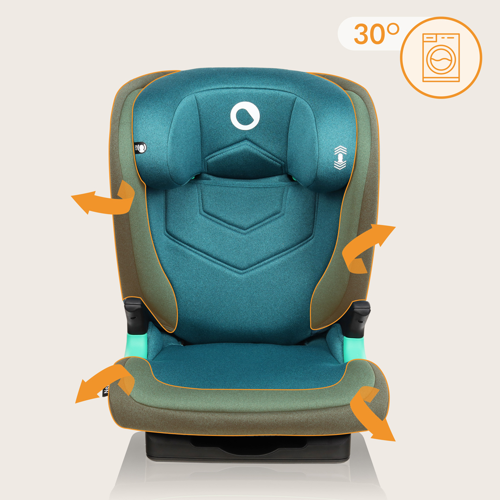 LIONELO Autosedačka Neal i-Size (100-150 cm) Green Turquoise