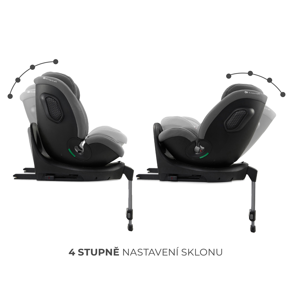 KINDERKRAFT Autosedačka Xrider 2 i-size 40-150 cm Grey