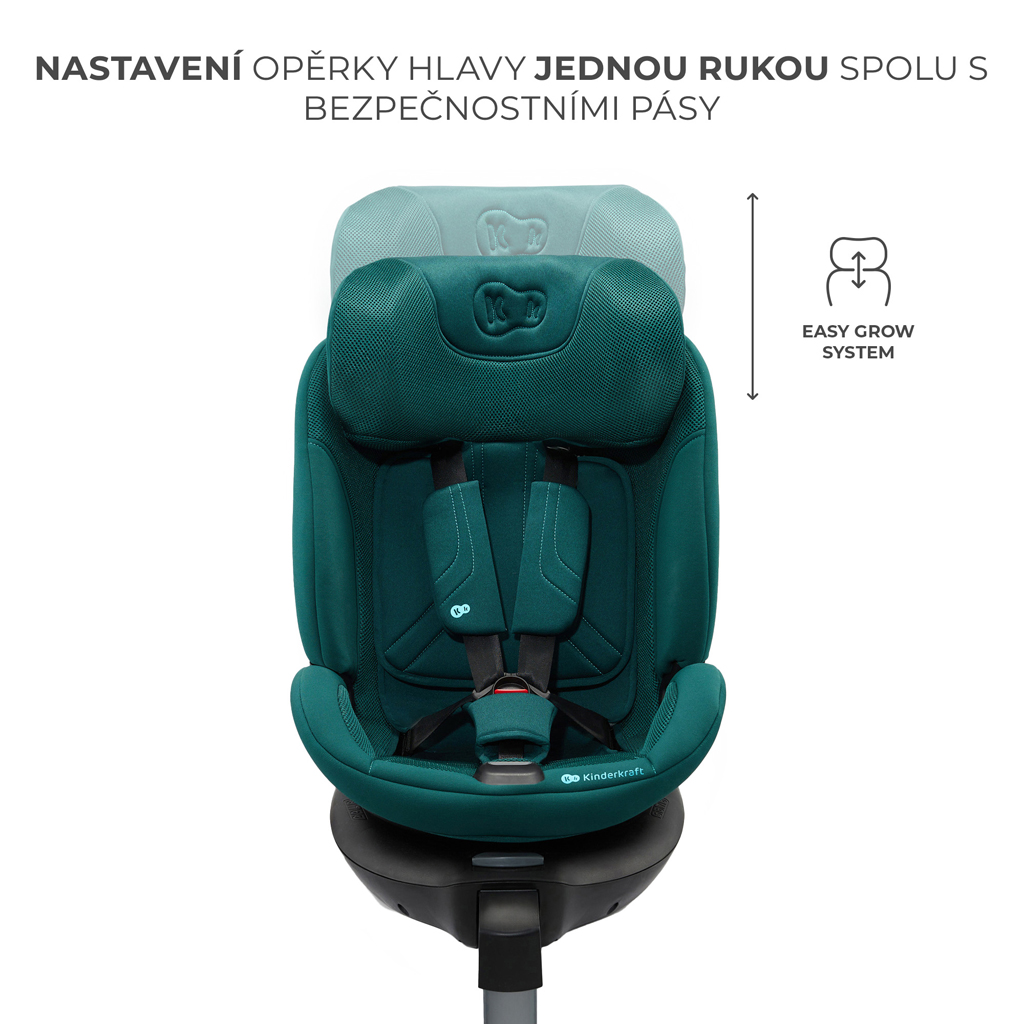 KINDERKRAFT Autosedačka Xrider 2 i-size 40-150 cm Green