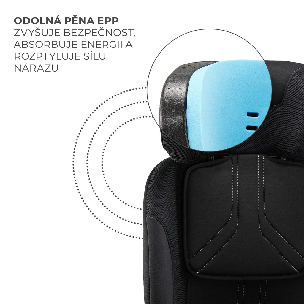 KINDERKRAFT Autosedačka Xpedition 3 i-size 40-150 cm Black