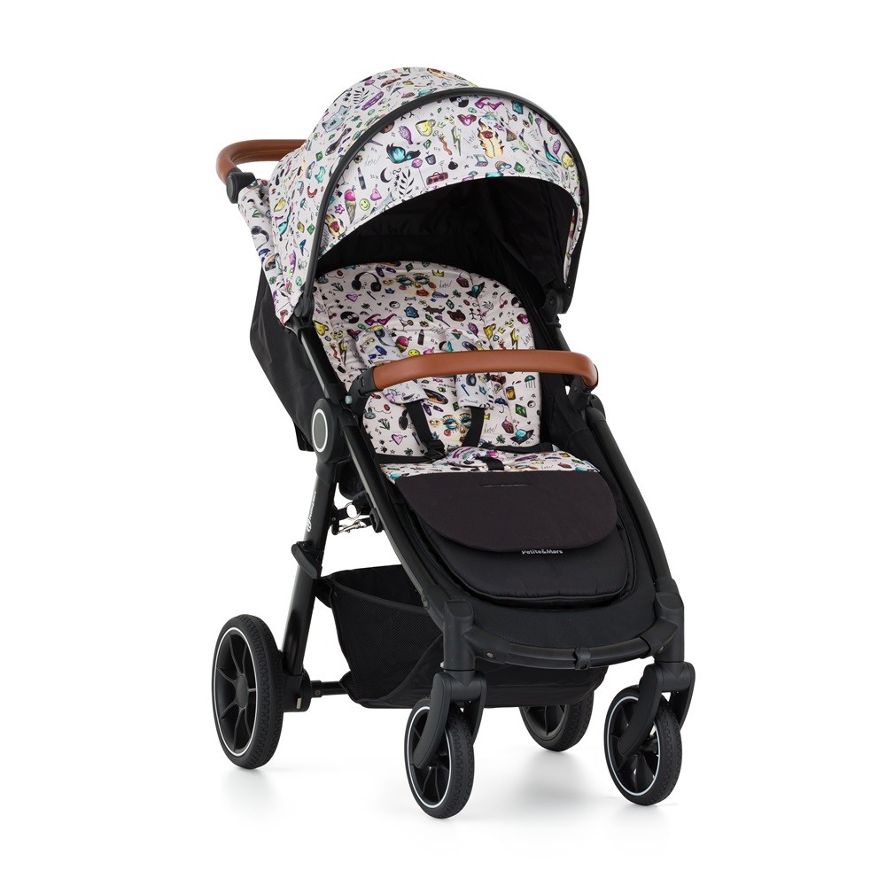 PETITE&amp;MARS Kočárek sportovní Street2 RWS Oak Limited 100 Tattoo Complete