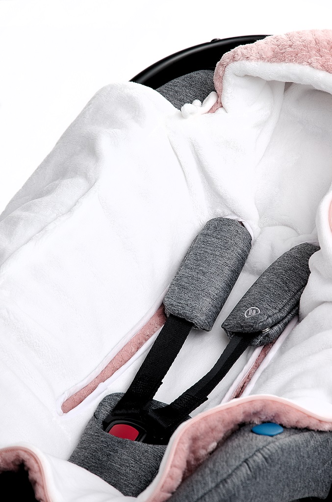 NATTOU Fusak dětský do autosedačky Lapidou pineapple grey 70cm