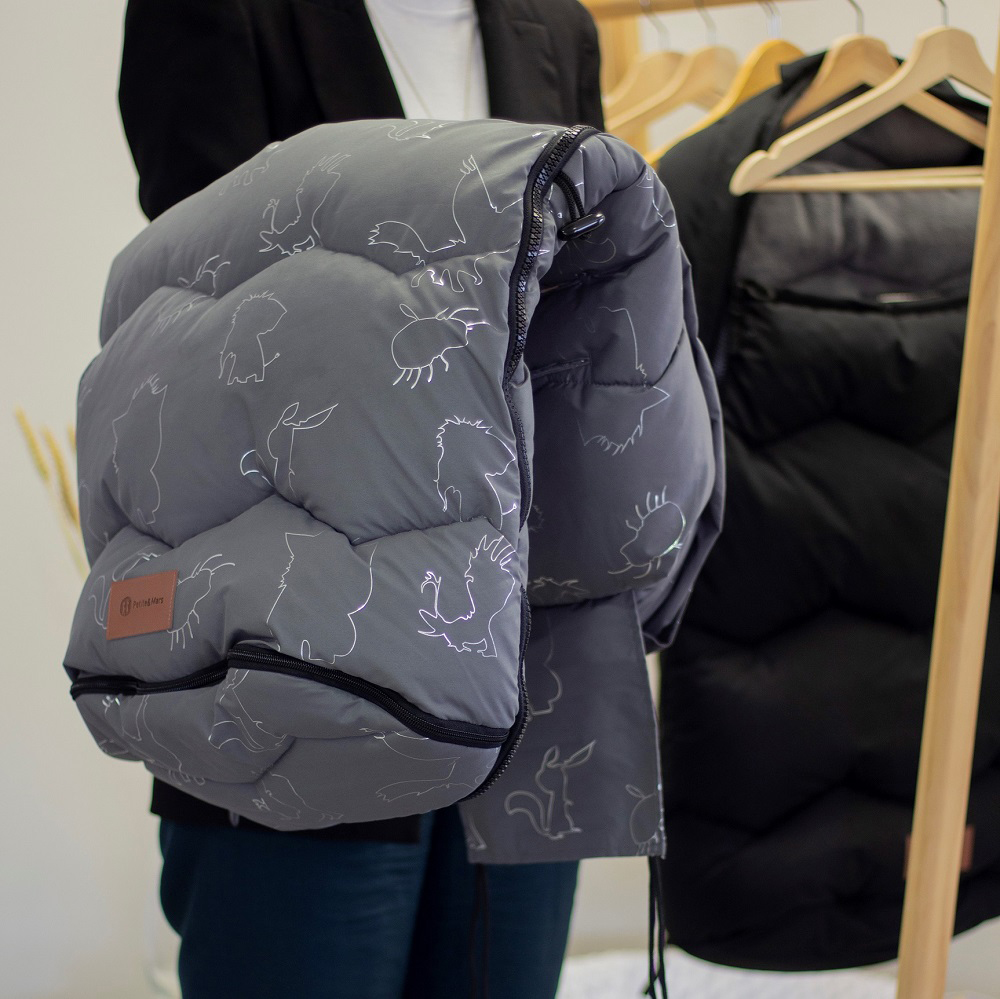 PETITE&amp;MARS Fusak 4v1 Warmy Silvered Grey 