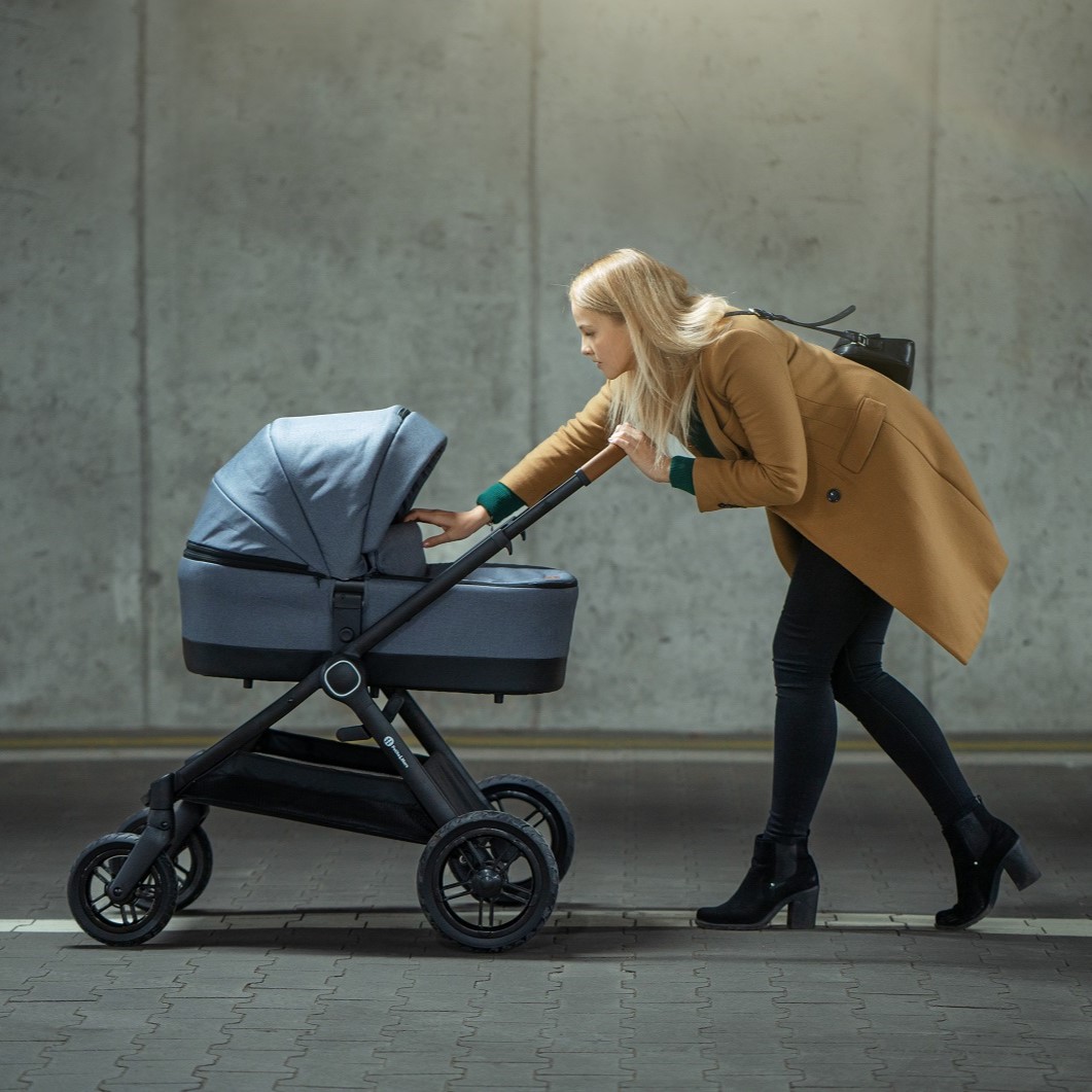 PETITE&amp;MARS Kočárek kombinovaný 2v1 Trails Ultimate Grey