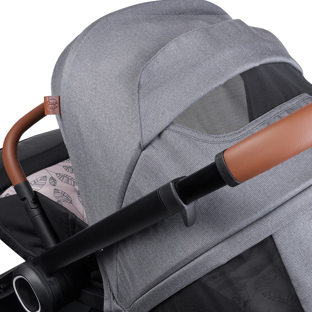 PETITE&amp;MARS Kočárek kombinovaný 2v1 Trails Ultimate Grey