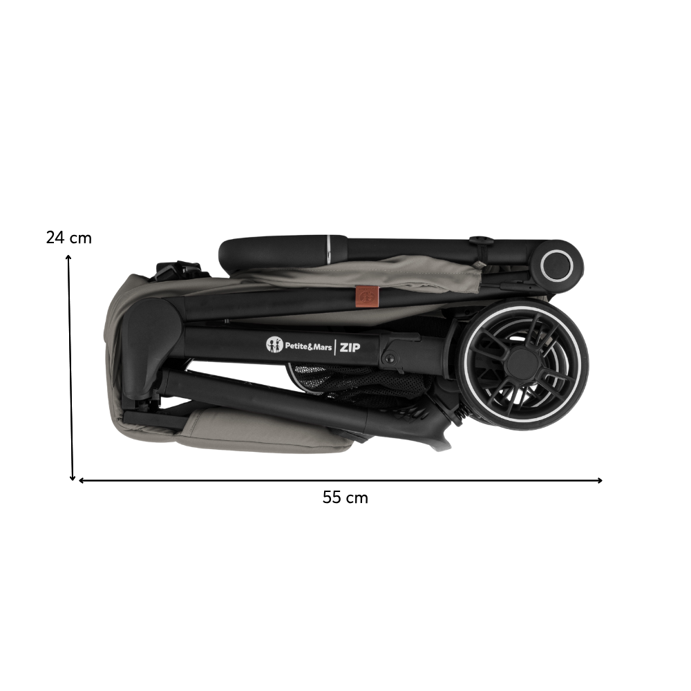 PETITE&amp;MARS Kočárek sportovní Zip Velvet Grey