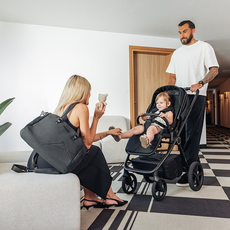 MUUVO Kočárek kombinovaný Muuvo One 2v1 Negro