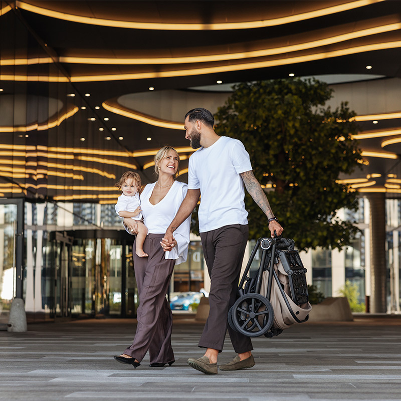 MUUVO Kočárek kombinovaný Muuvo One 2v1 Negro