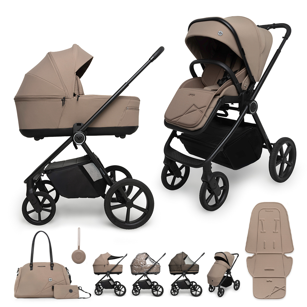 MUUVO Kočárek kombinovaný Muuvo One 2v1 Praline